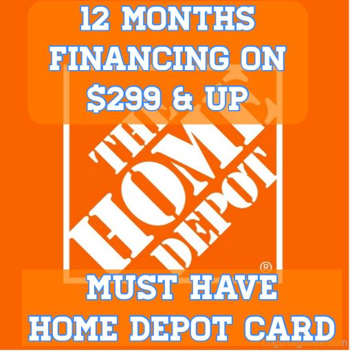 12 MONTHS FINANCING COUPON Home Depot 12 months financing promo code coupon